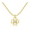 Sugar Flower Silver Necklaces SPE-5731